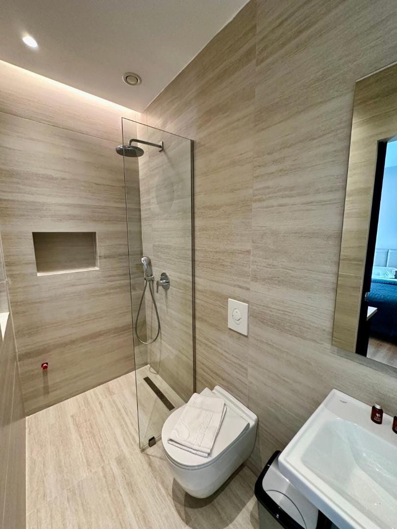 The bathroom