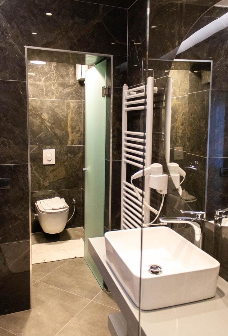The bathroom