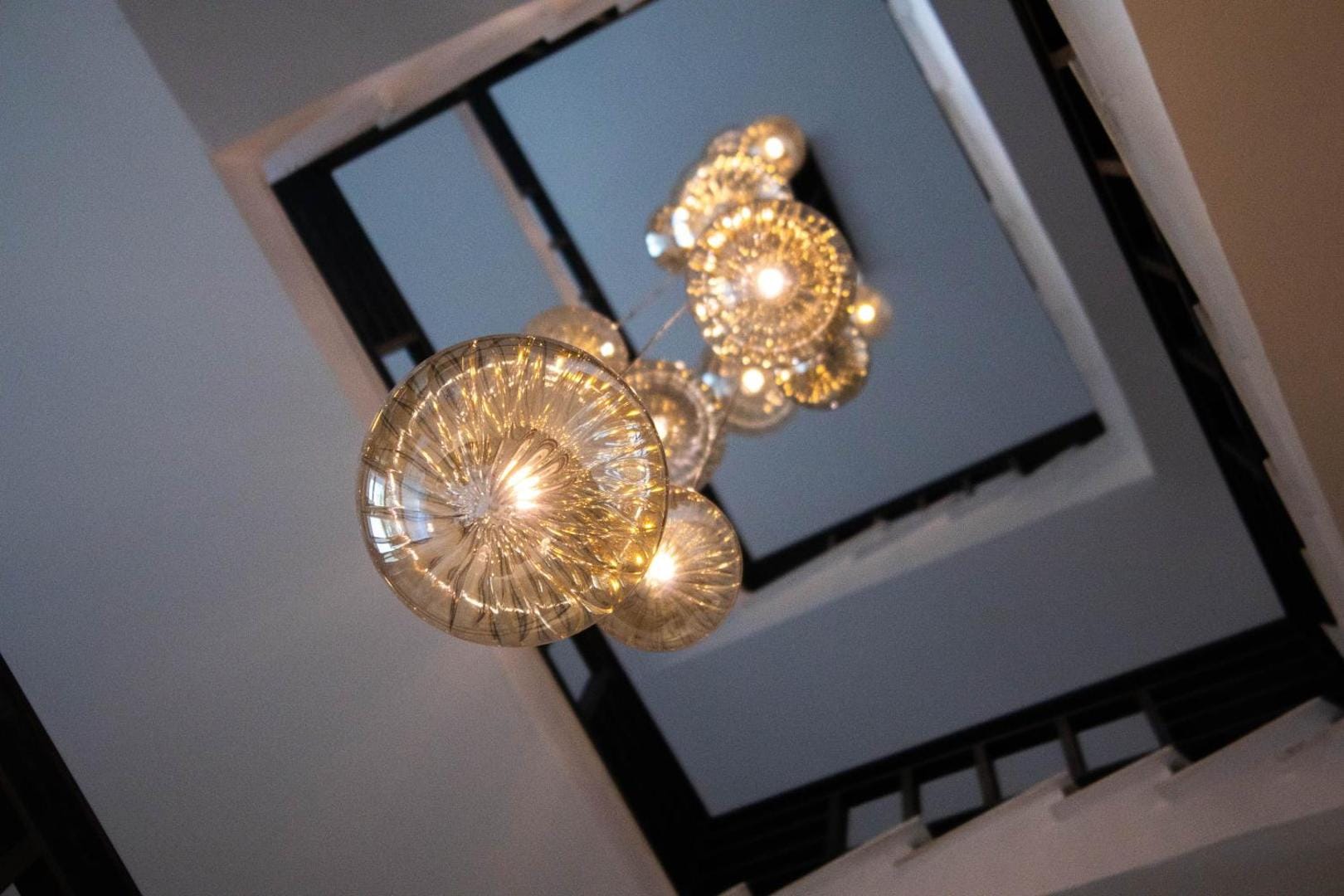The chandelier