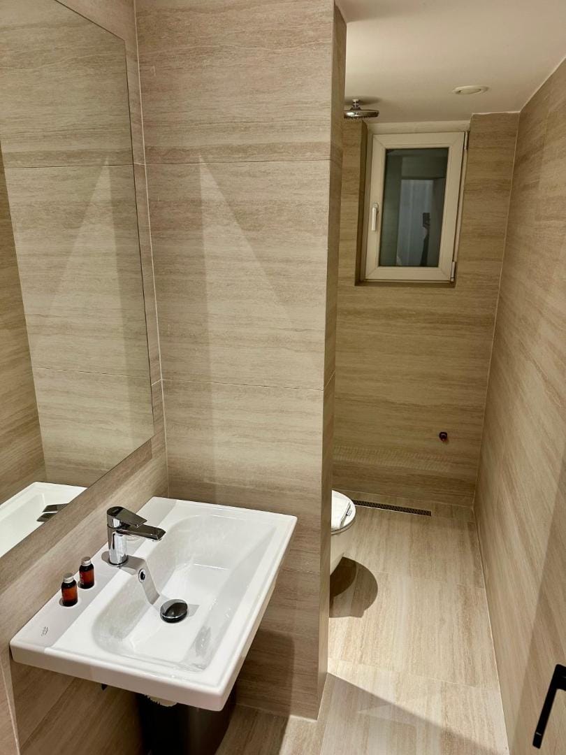 Basin and mirror